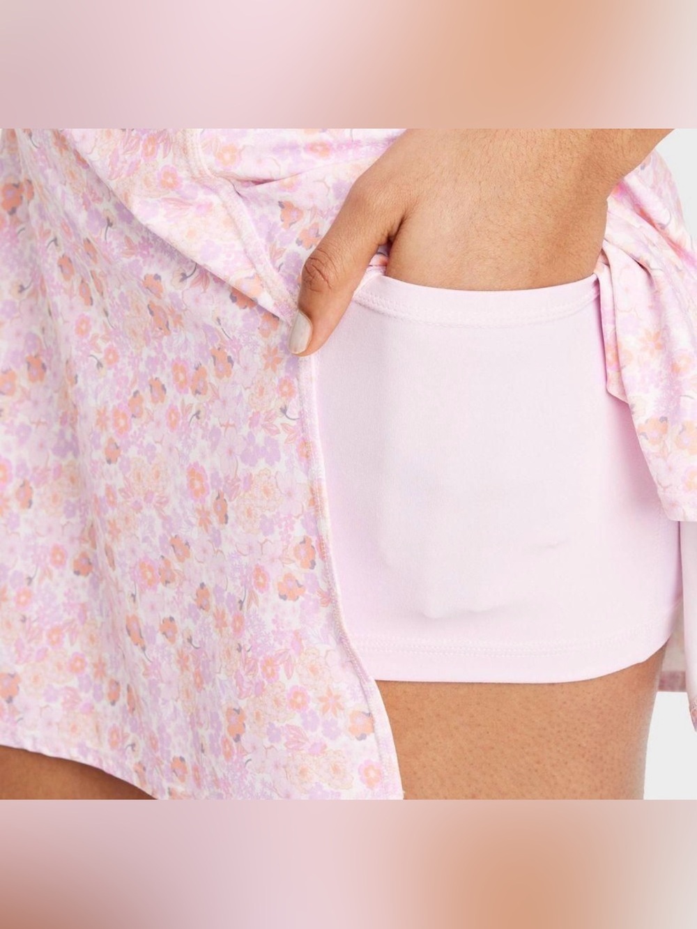 Joylab floral athletic skort